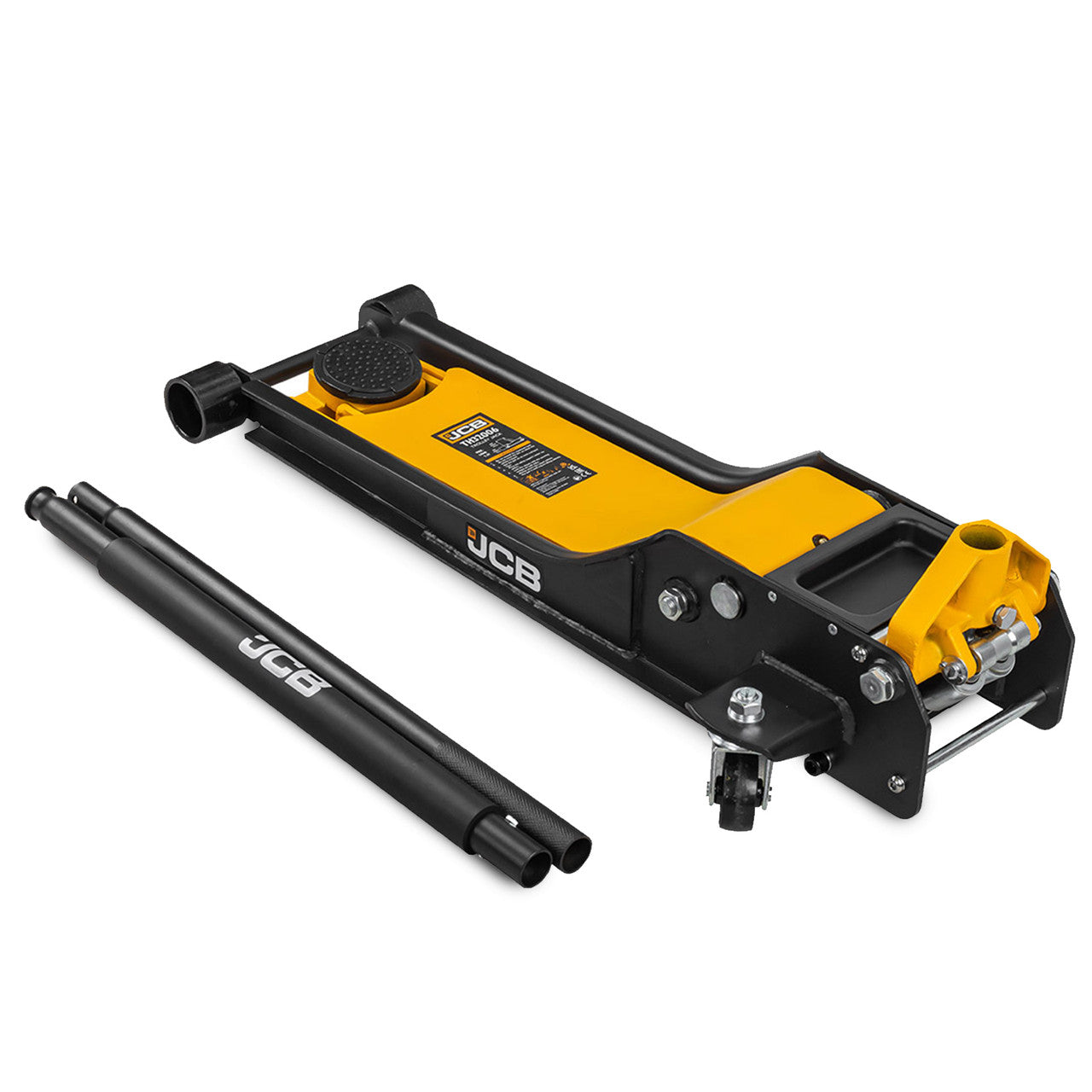 JCB 1.5 Tonne Low-Profile Double-Pump Long Jack – JCB Tools
