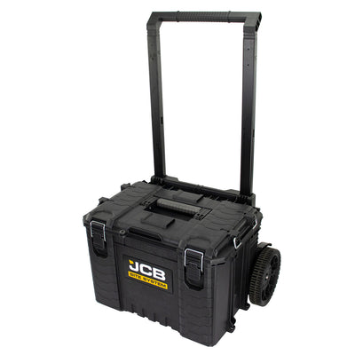 JCB Site System Rolling Tool Storage Base Box, 9'' Wheels, 57.5L / 72kg Capacity | JCB-SITESYS-C