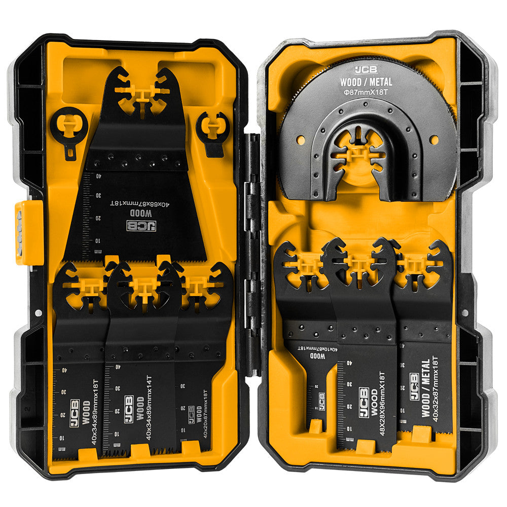 storage case open showing all blades