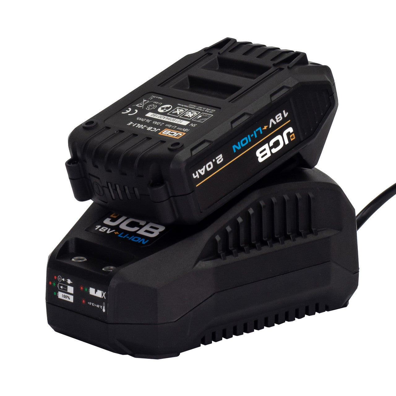JCB 18V MULTI-TOOL WITH 2.0AH BATTERY AND 2.4A CHARGER | JCB-18MT-2X-B