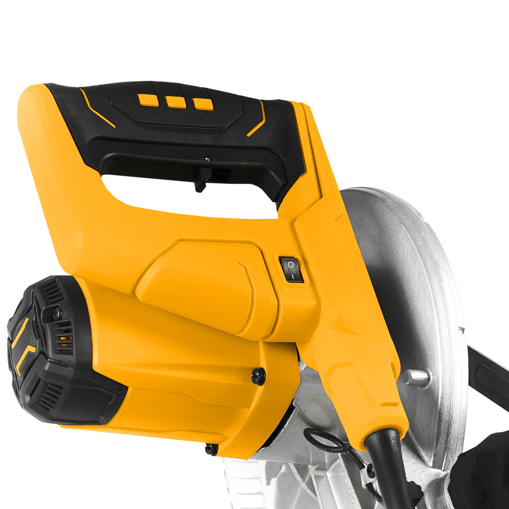 JCB 210mm Sliding Mitre Saw | 21-MS-210SB - Handle