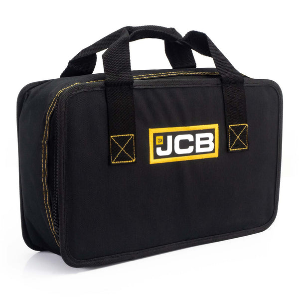 JCB Zipped Power Tool Bag Storage Case, 35 x 11 x 21.5cm | 21