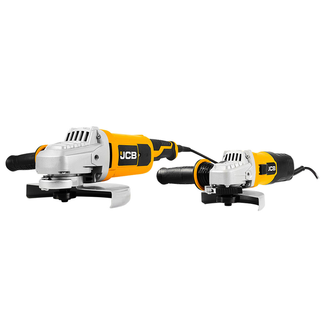 JCB Electric Angle Grinder Twin Pack 600 & 2000W, 115 & 230mm, M14, Corded, 220-240V | 21-AGTPK