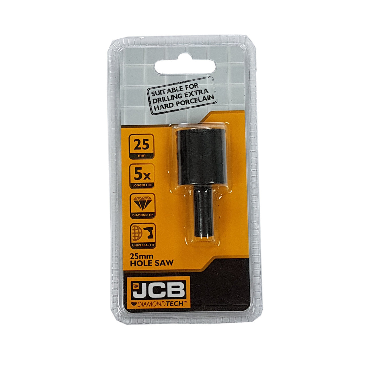 JCB DiamondTech Hole Saw 25mm | 5055803316341 - Packaging