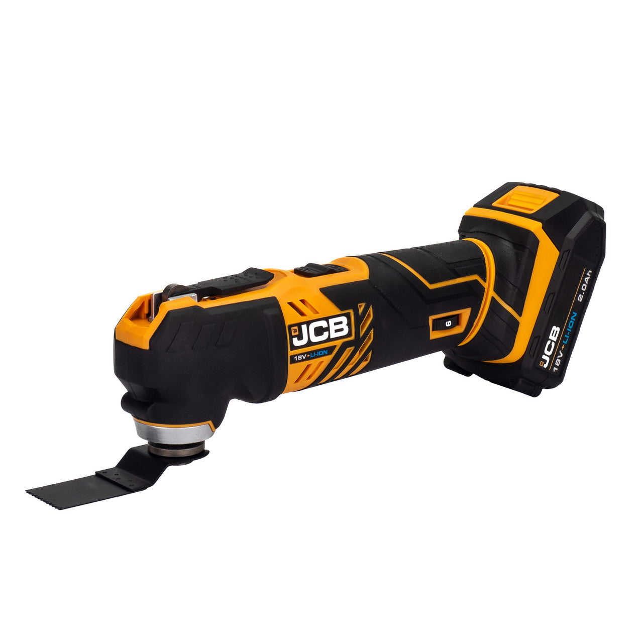 JCB 18V B/L Combi Drill B/L Impact Driver Multi Tool Kit 2x 2.0ah charger in 26" wheeled kit bag | 21-18TPKMT-2