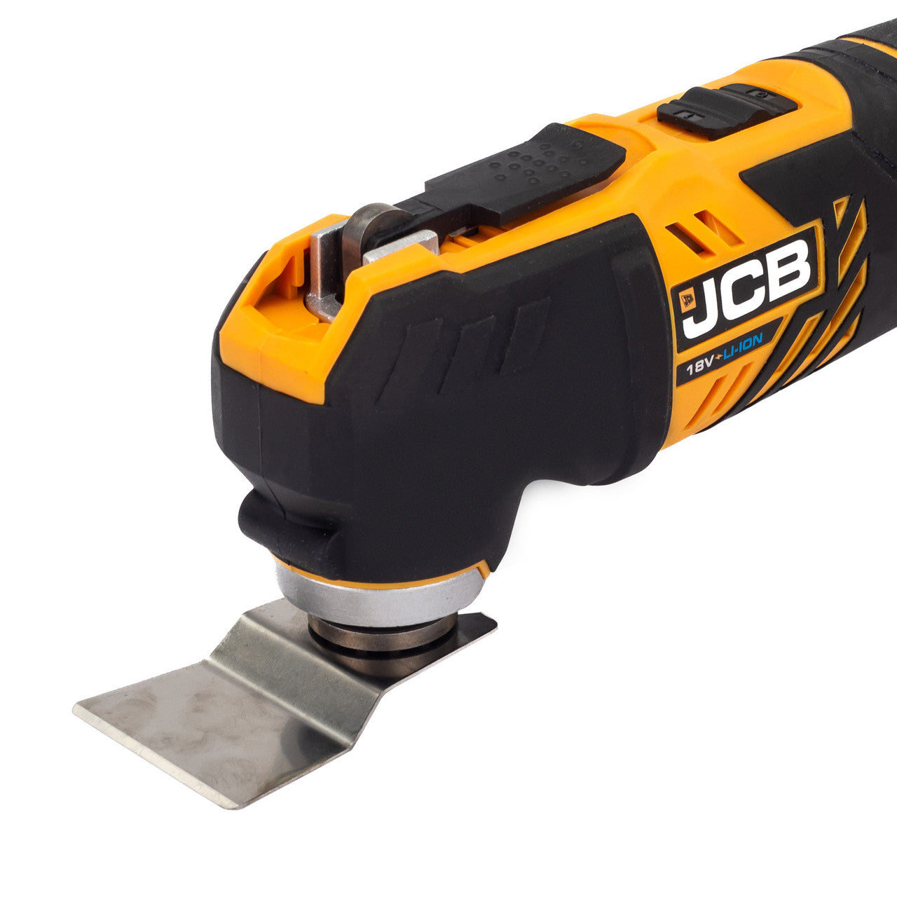 JCB 18V B/L Combi Drill B/L Impact Driver Multi Tool Kit 2x 5.0ah super fast charger in 26" wheeled kit bag | 21-18TPKMT-5