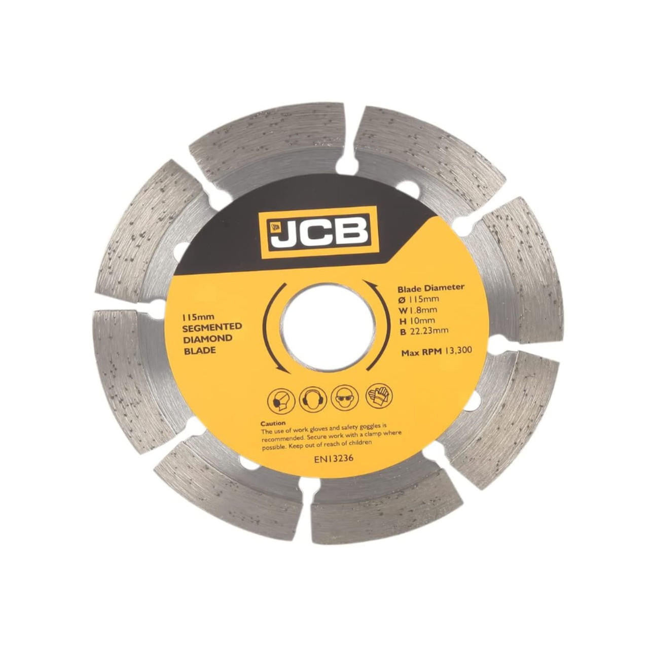 JCB 115 mm General  Purpose Segmented Diamond Blade 22.23 mm Bore | 5055803334765