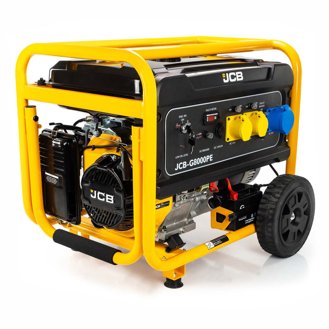 JCB Petrol Generators | Site Generators 3.6kW–7.9kW – JCB Tools