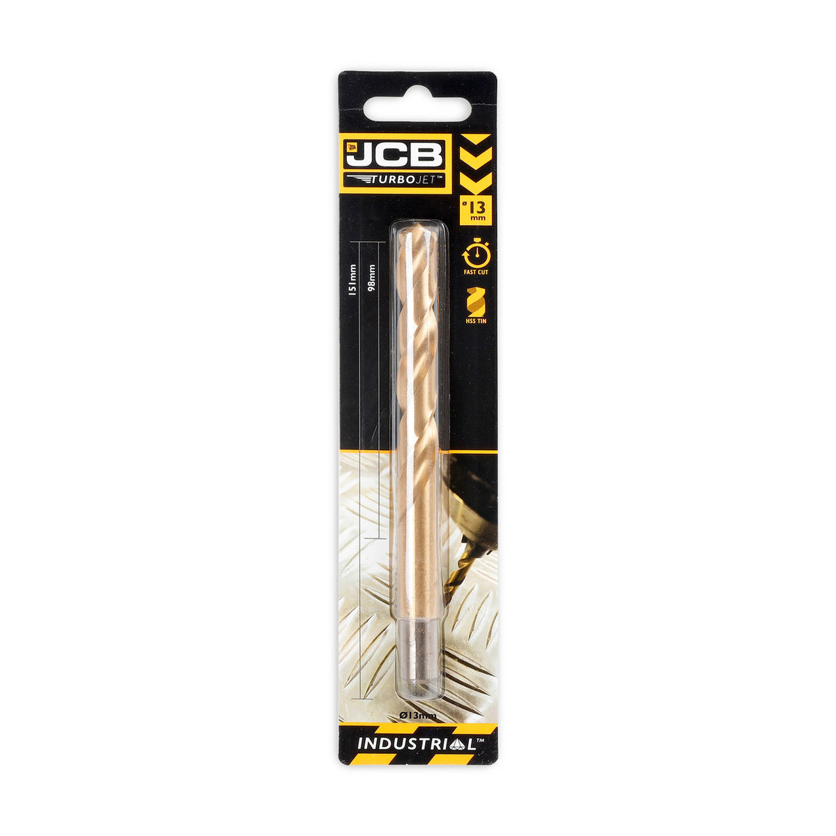 JCB 13 x151mm 7 Point HSS Drill Bit TurboJet | 5055803318857