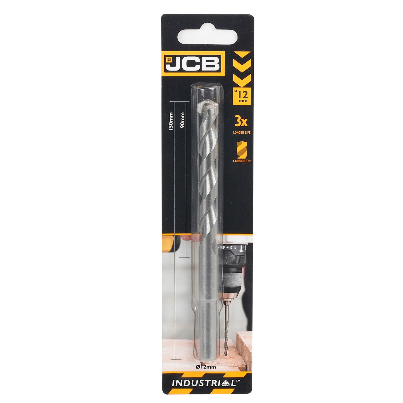JCB Masonry Drill Bit 12 x 150 mm | 5055803301095