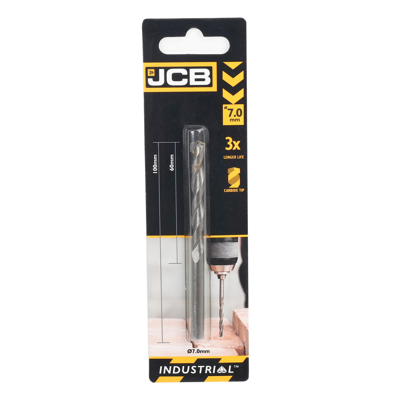 JCB Masonry Drill Bit 7 x 100 mm | 5055803301057