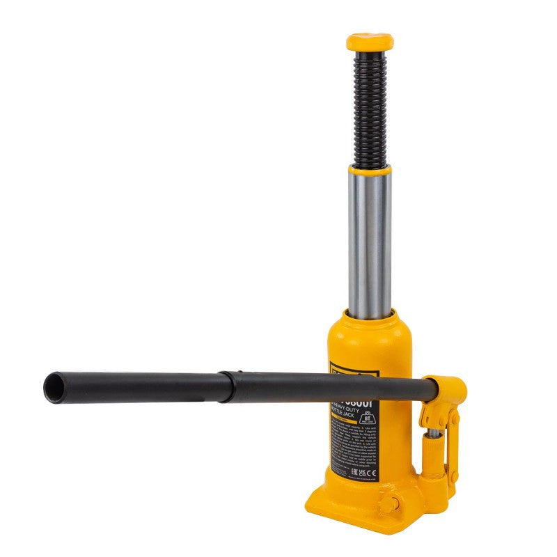 JCB 8 Tonne Heavy-Duty Automotive Hydraulic Bottle Jack, 488mm Maximum Lift | JCB-TH908001