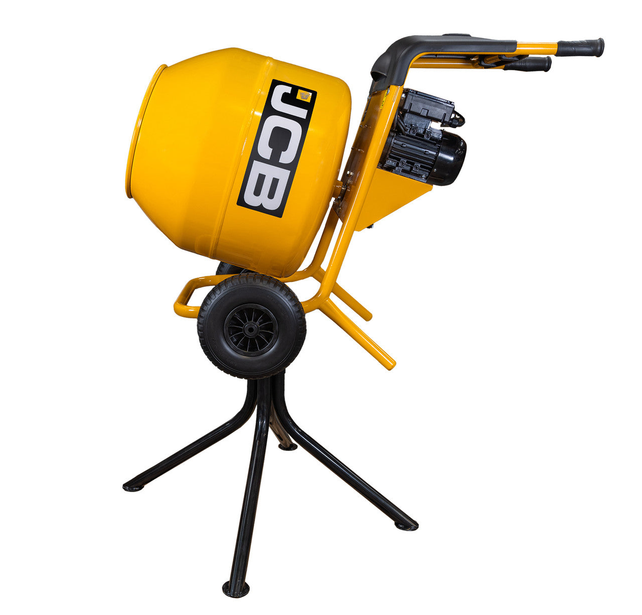 134L Seam Welded Drum with 2 Welded ‘Fast-Mix’ Paddles: Designed to efficiently mix full barrows of concrete and mortar