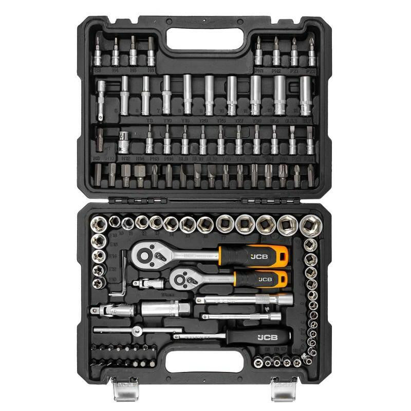 Features sockets, bits, and accessories for various mechanical, maintenance, and automotive repair applications..