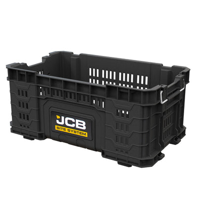Made from durable polypropylene for long-lasting performance
Wall mounting brackets included for space-saving organisation
Fully compatible with the JCB Site System range of tool cases, crates, organisers, and drawers
