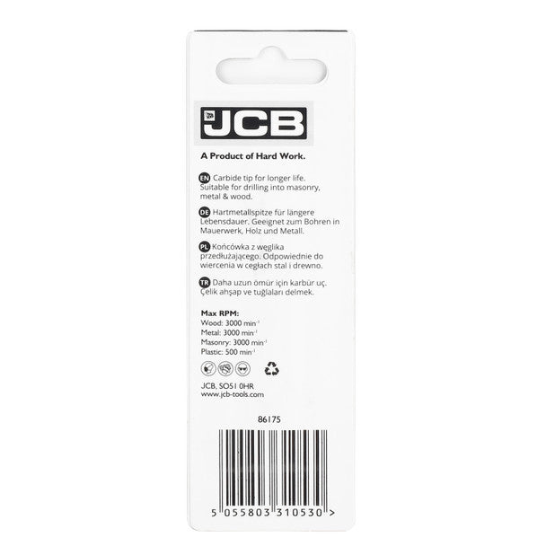 JCB 5 x 85 mm Multi Purpose Drill Bit | 5055803310530