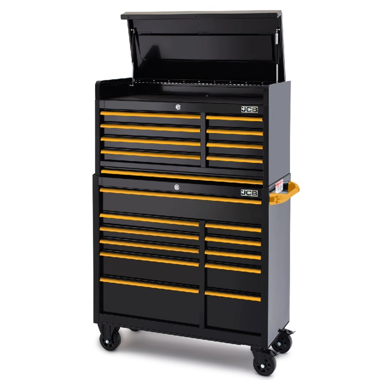 JCB Classic Design 42’’ Roller Cabinet and Top Tool Chest Stack  JCBSTACK