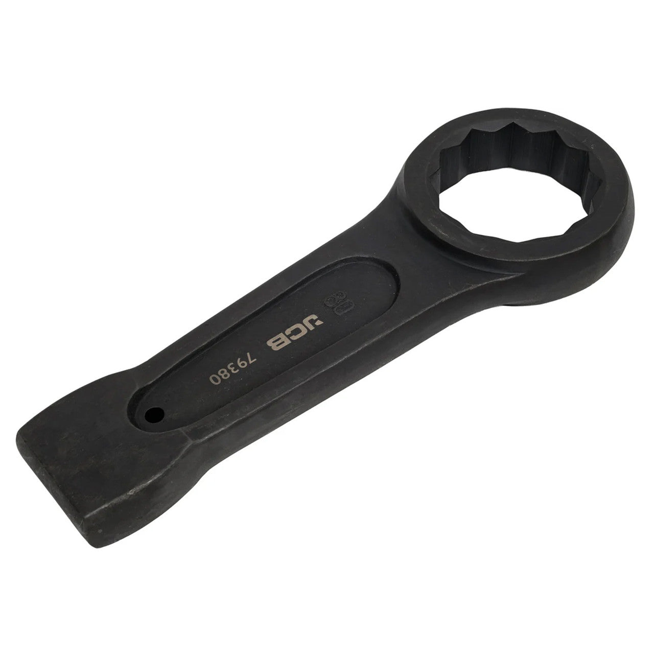 JCB 80mm Single Ring Slogging Spanner, Cr-V Steel | JCB-79380