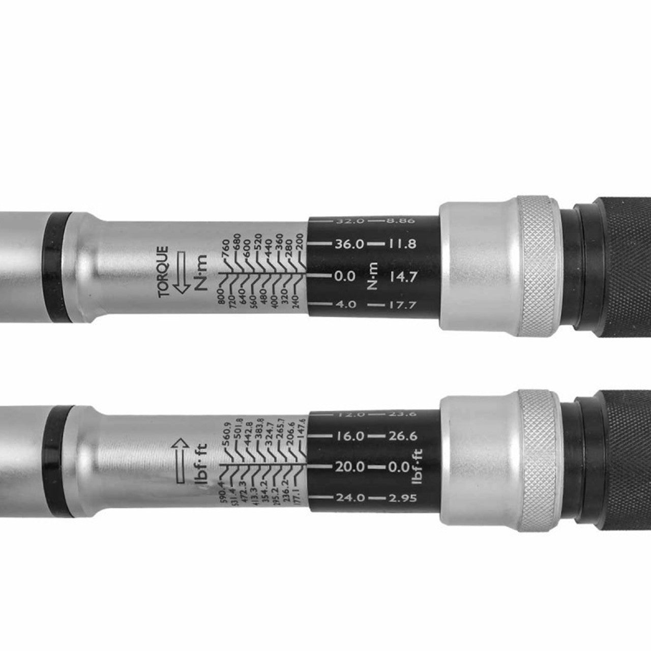 JCB 3/4" Mechanical Torque Wrench, 200–800 Nm, Calibrated and Non-slip, Cr-V Steel | JCB-64761240