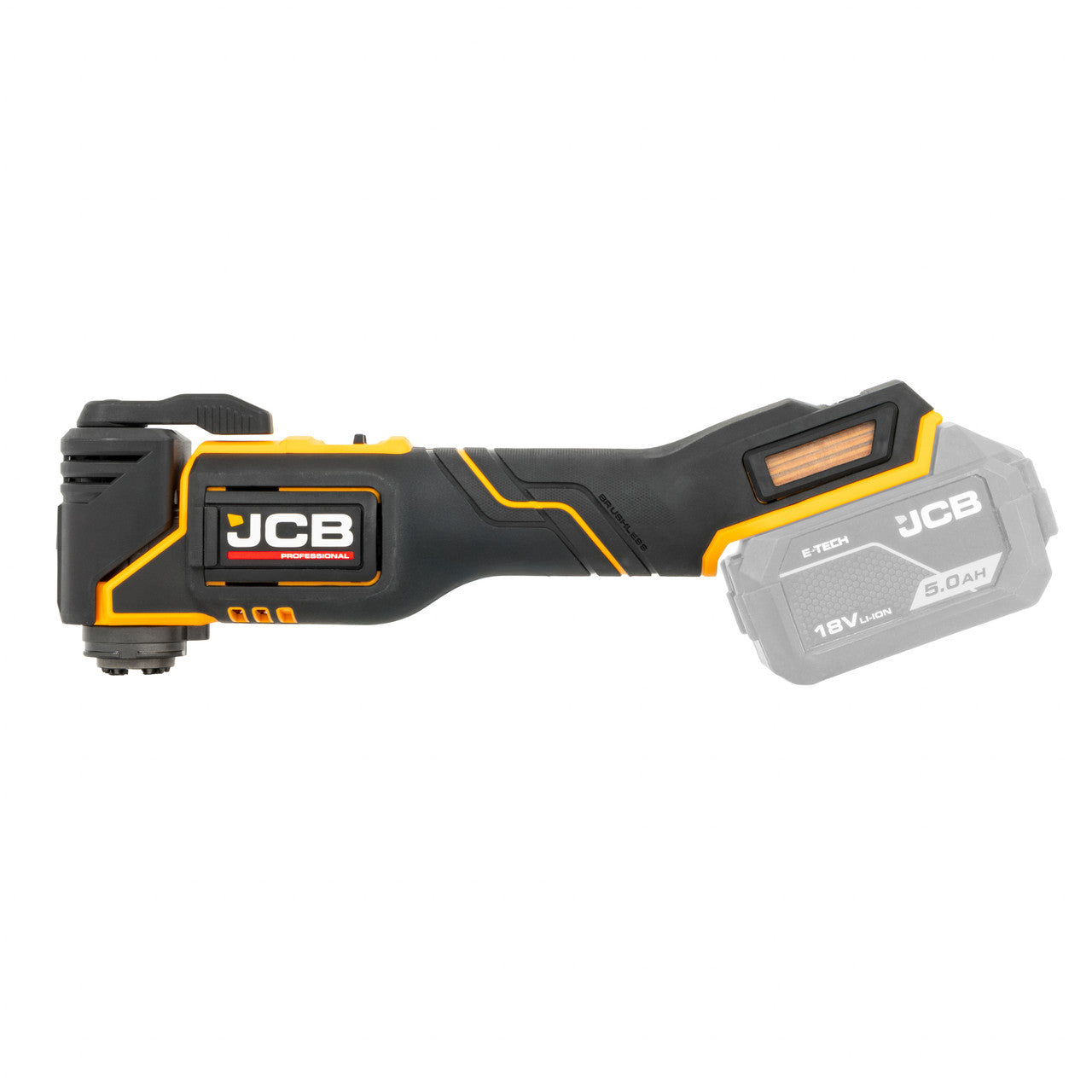 JCB Pro 18V Multi Tool, Brushless, 9-Speed Control, Tool-Free Change  (Bare Tool) | JCB-18PMT-32