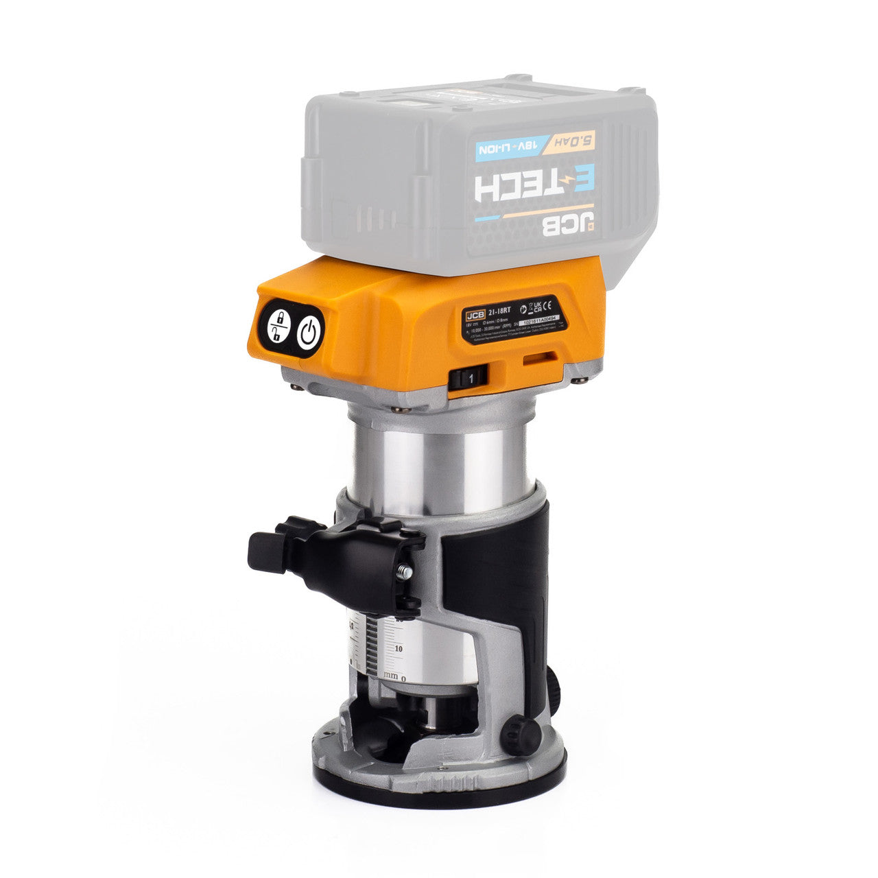 JCB 18V Brushless Trimmer Router Unit, 3/8