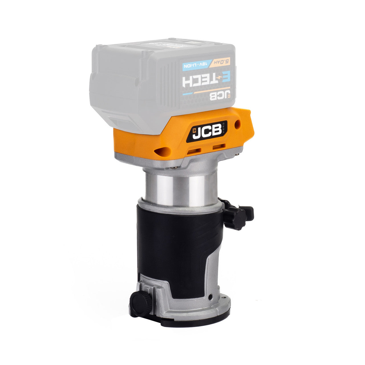 JCB 18V Brushless Trimmer Router Unit, 3/8" & 1/4" Collet (Machine Only) |21-18RT-B