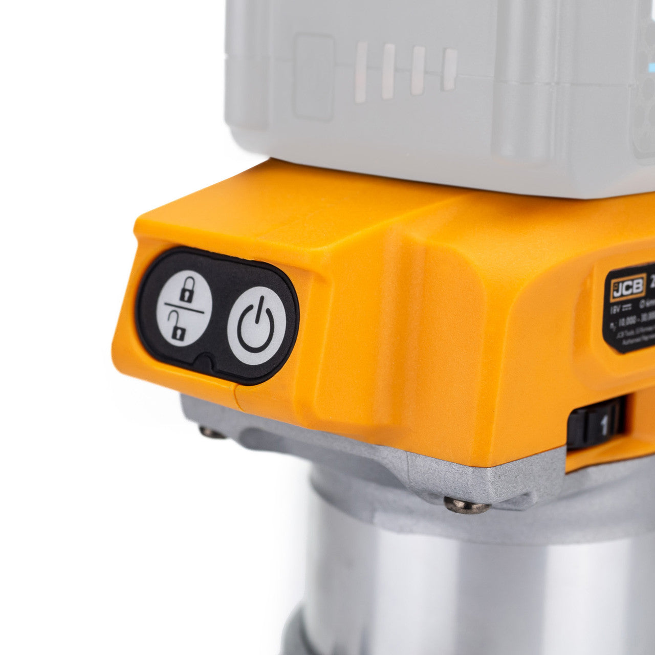 JCB 18V Brushless Trimmer Router Unit, 3/8" & 1/4" Collet (Machine Only) |21-18RT-B