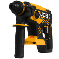 JCB 18V 1.7J Brushless SDS Rotary Compact Hammer Drill, 2-5Ah Li-ion Battery, 4x SDS Bits, Keyless and SDS Plus Chuck | 21-18BLRH-B - Bare Unit