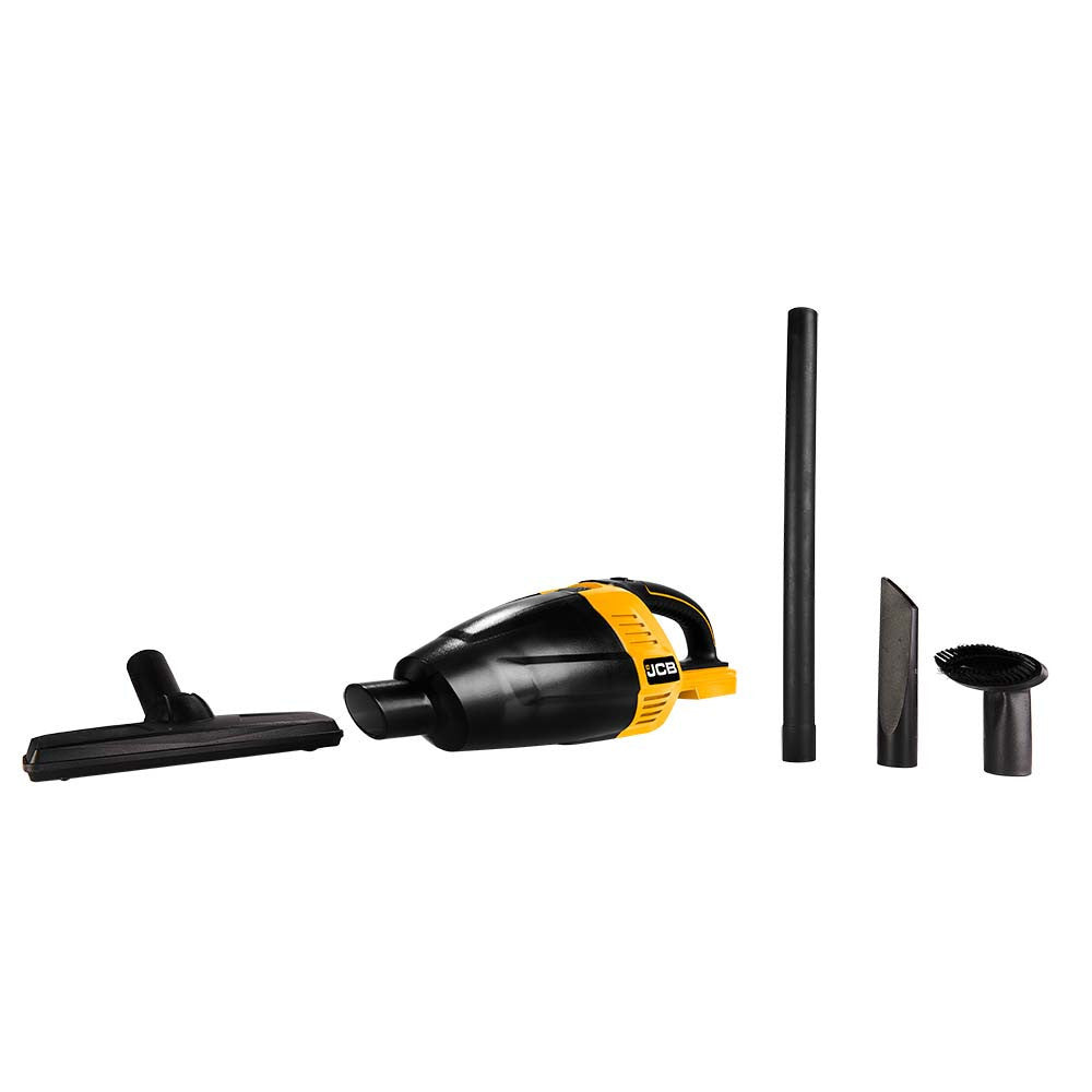 JCB 18V Handheld Vacuum Cleaner, 50mbar Max. Pressure, 2-5Ah | 21-18VAC-B - Bare Unit