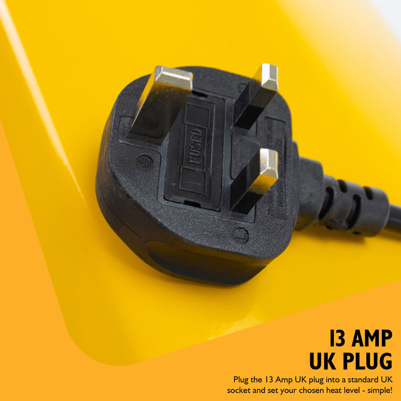 JCB 215,000BTU / 63kW Diesel Space Heater 1300m³ Coverage, Diesel or Kerosene, Thermostat | JCB-SH215D