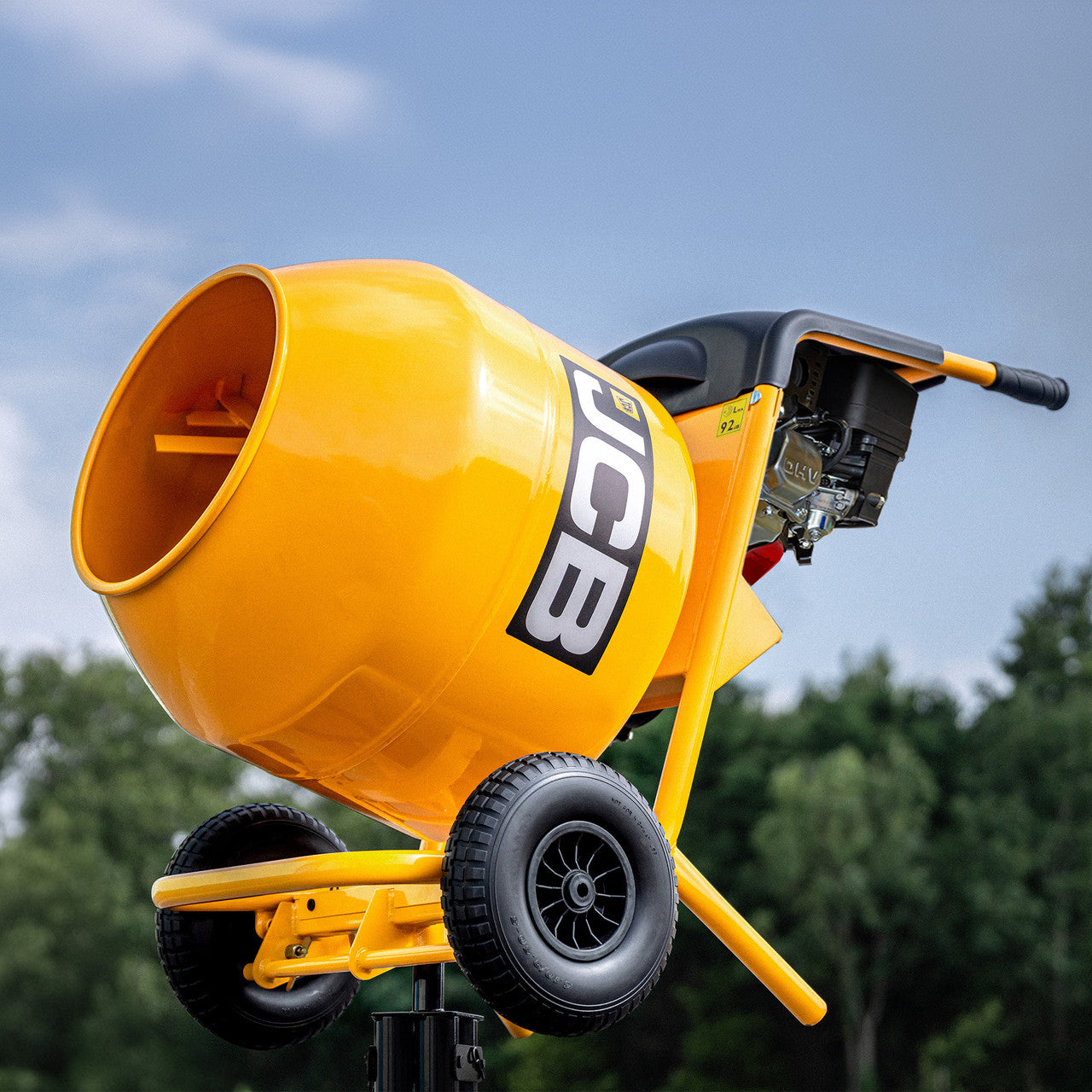 JCB Cement Mixer Honda GX160 Petrol Engine 134L Seam Welded Drum 100L Working Capacity | JCB-CMH150P