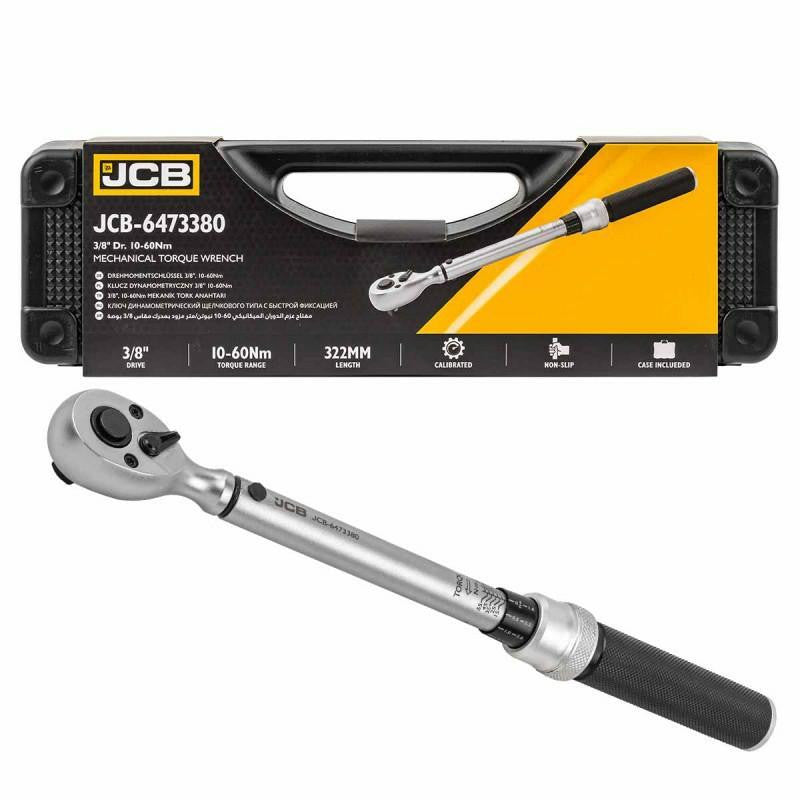 JCB 3/8'' Mechanical Drive Torque Wrench, 10-60 Nm | JCB-6473380