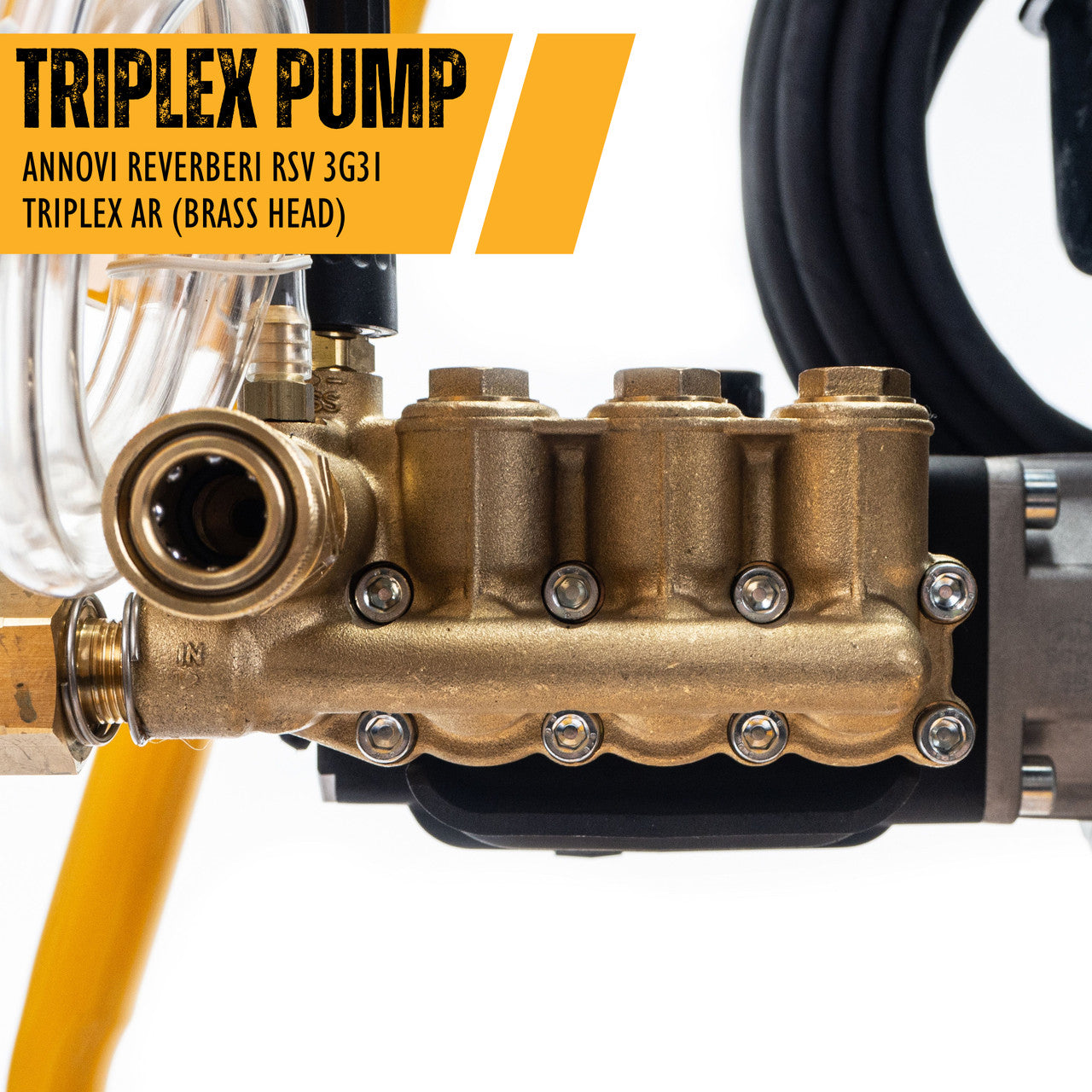 Commercial-Grade Triple Pump