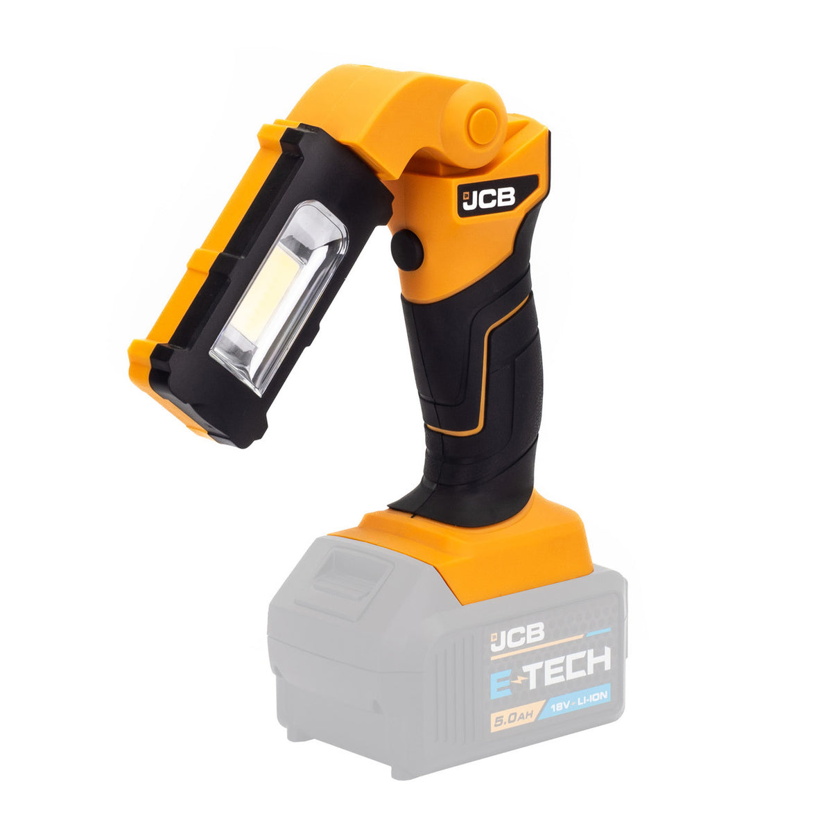 JCB 18V 220lm LED Inspection Light Body, 2-5Ah Li-Ion Batteries Options | 21-18IL-B