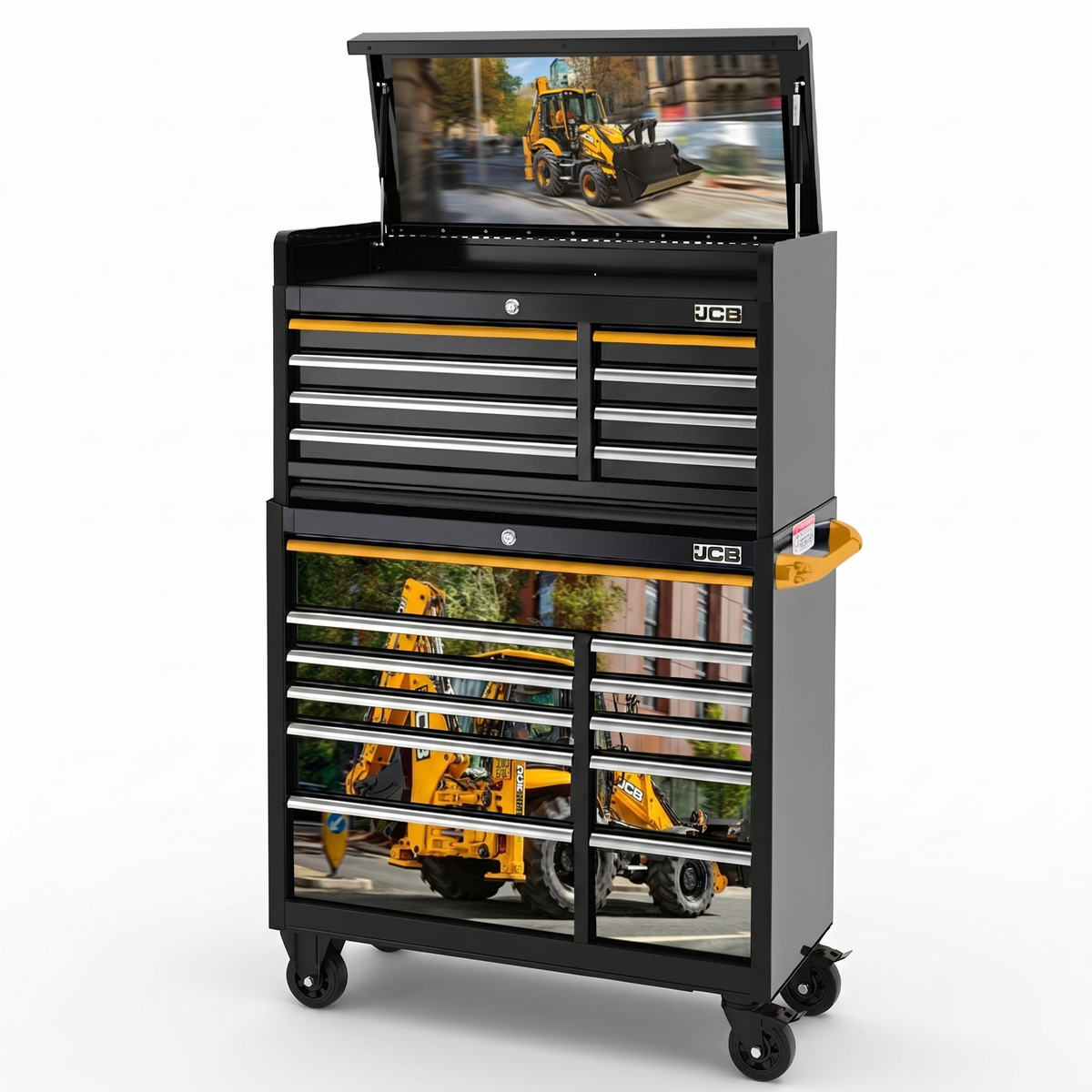 42 Roller Cabinet Top Tool Chest Stack Backhoe Loader Wrap JCBBHLSTACK