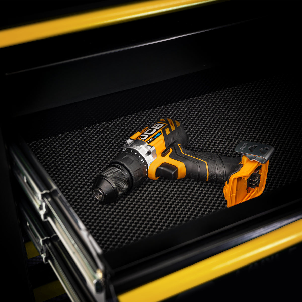 Jcb Stacker Machine JCB 42’’ Roller Cabinet and Top Tool Chest Stack | JCBSTACK – JCB Tools