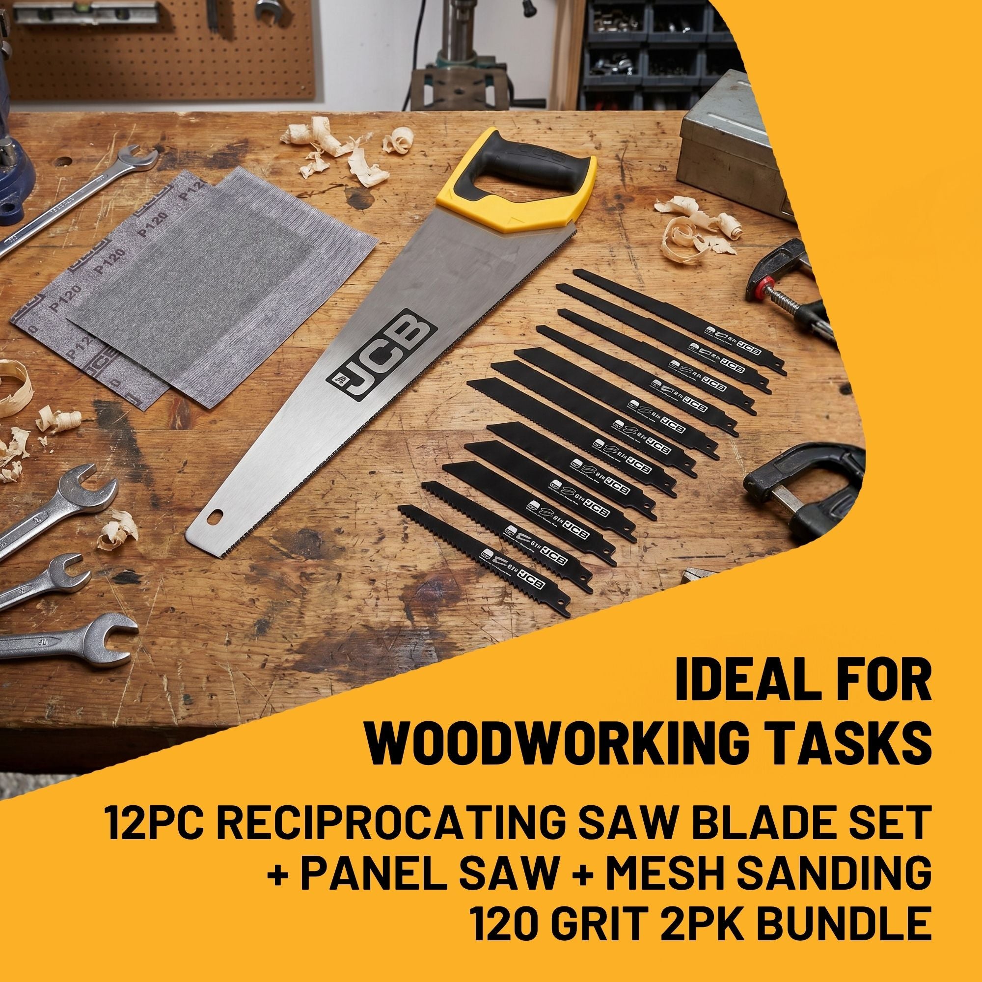 JCB Joiner Sawing & Sanding Kit