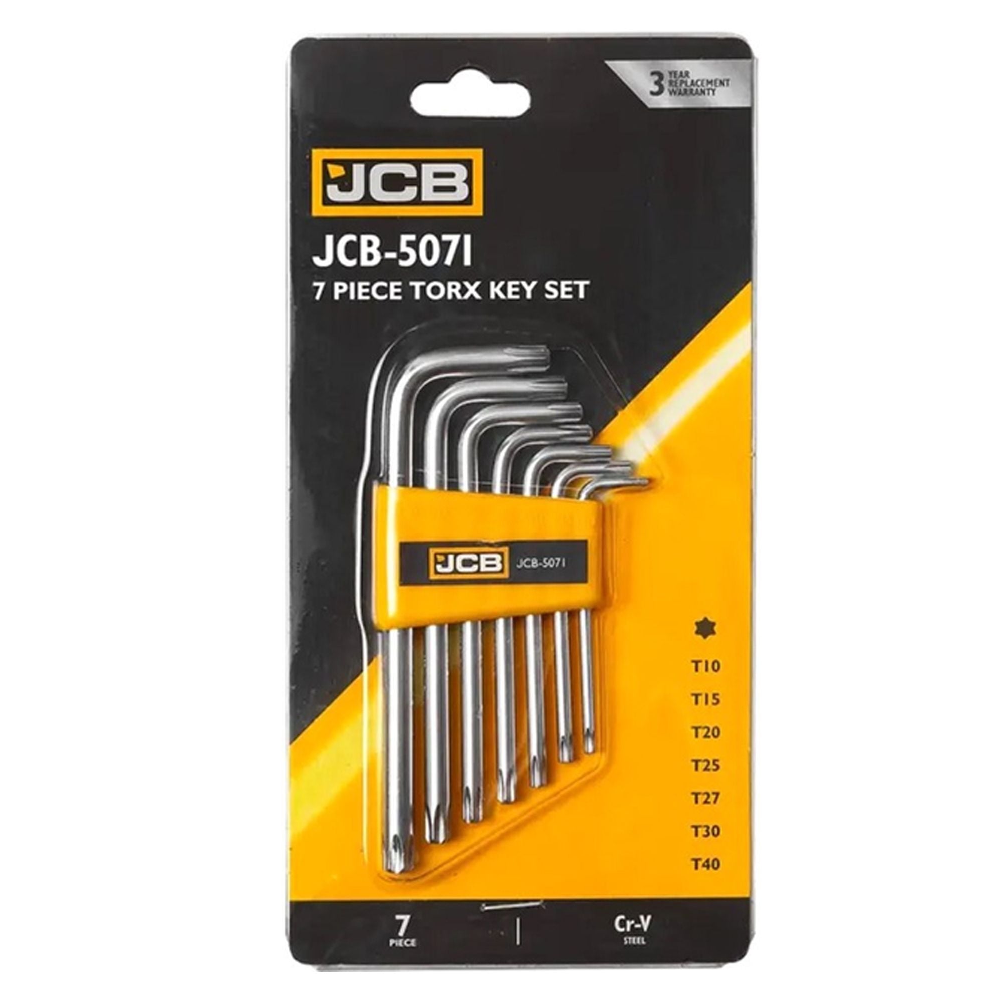 JCB Electrician Hole Saw & TORX Key Kit