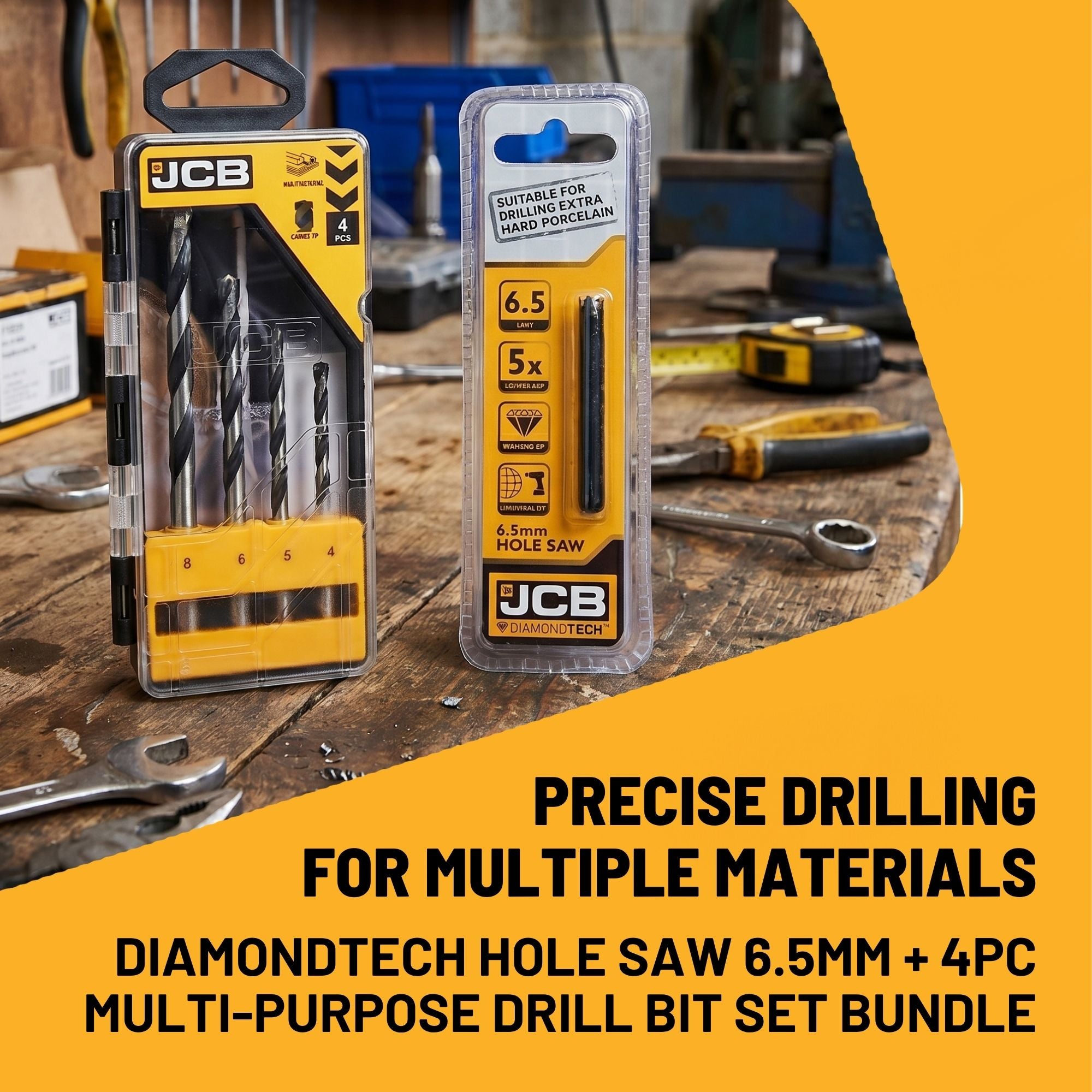 JCB Electrician Hole Saw & Bit Kit