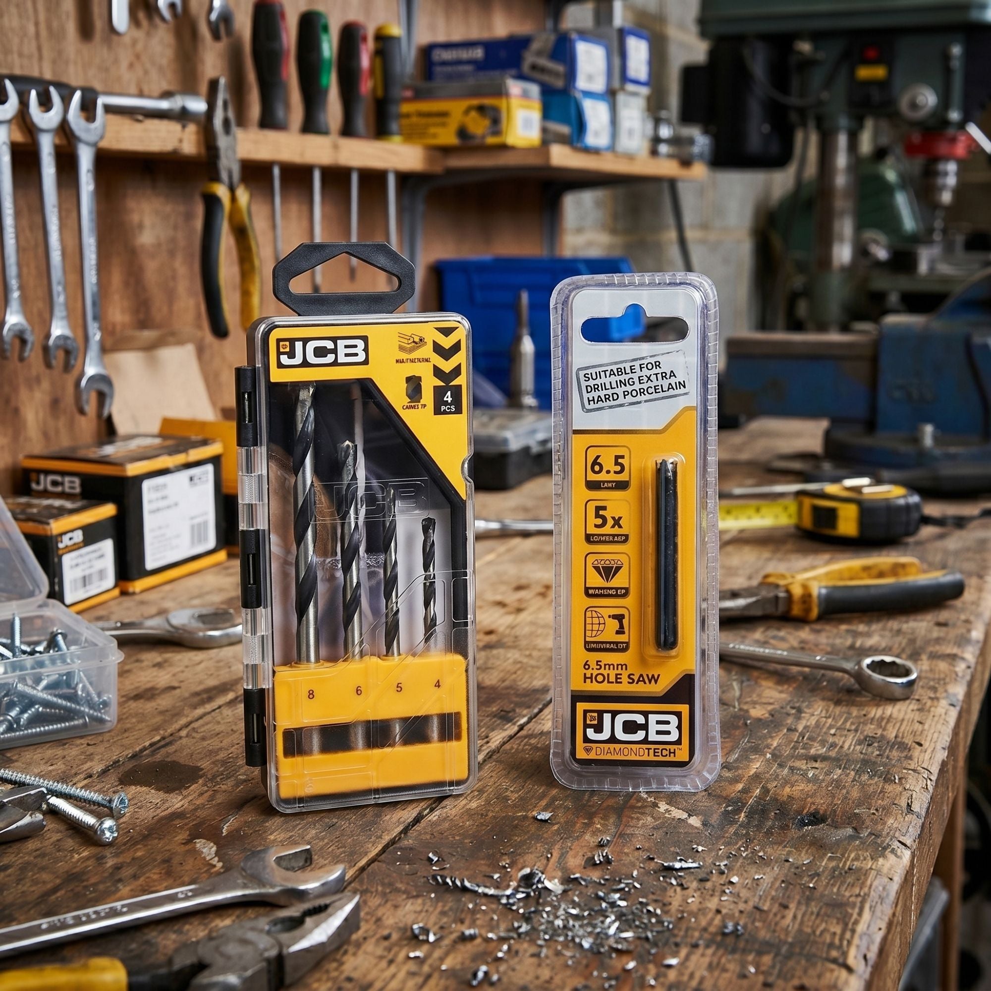 JCB Electrician Hole Saw & Bit Kit