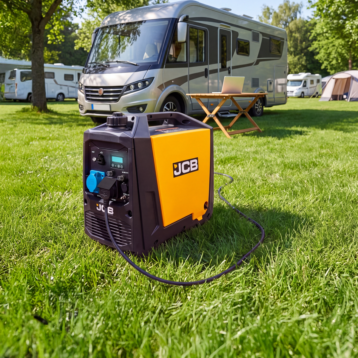 JCB, 3.4kW Inverter Generator, Pure Sine Wave, Electric Start | JCB-IG3500E