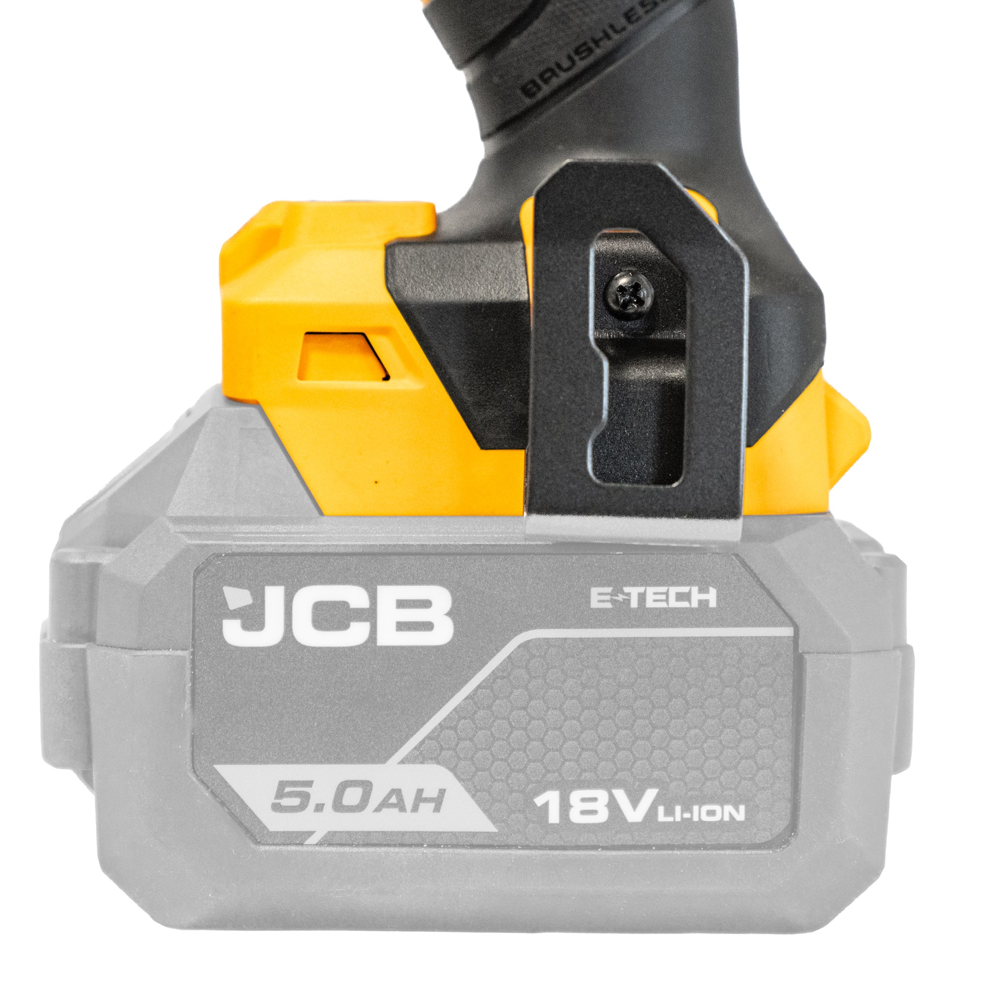 JCB Pro 2,300Nm, 1" Drive, 18V Impact Wrench, Brushless, 2,100Nm Fastening Torque | JCB-18PIW-2300