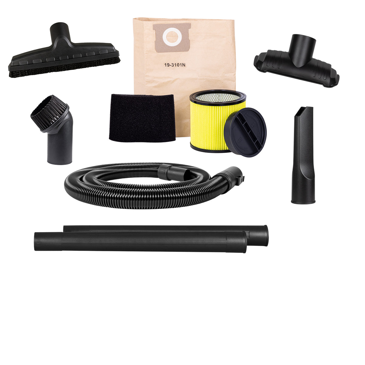 JCB, Silent Pro 34L L-Class Wet & Dry Vacuum Cleaner, 65dB(A) & 45L/s Airflow | JCB-SVACP-34L