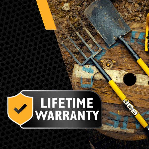 Lifetime Warranty on JCB Contractor and Hand Tools